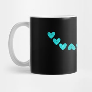 Smiley heart blue Mug